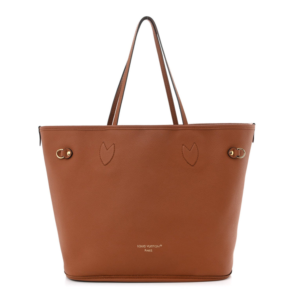 Louis Vuitton Monogram Calfskin Neo Neverfull Inside Out MM Tan