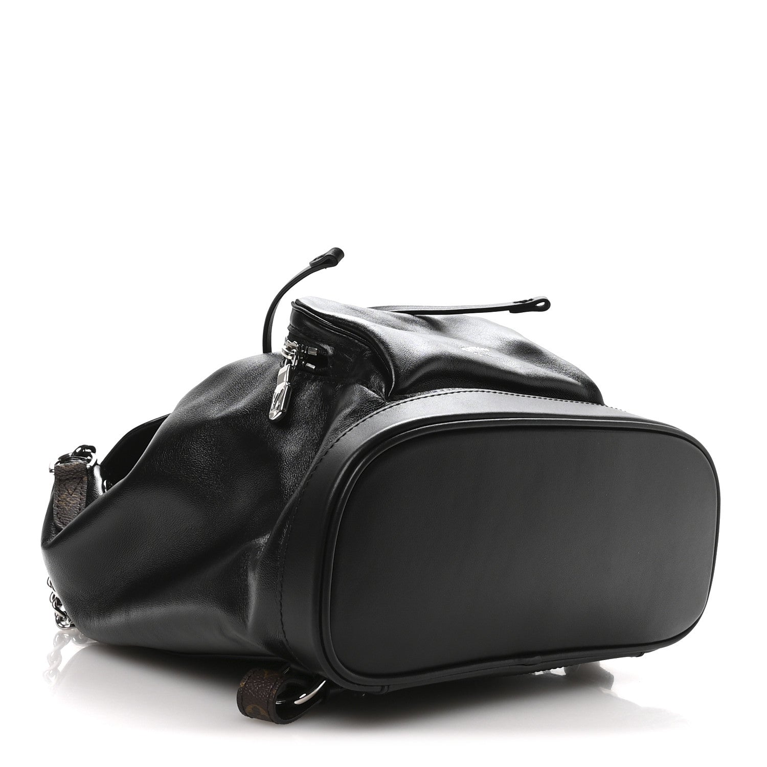 Louis Vuitton Lambskin Monogram Montsouris Vibe PM Black