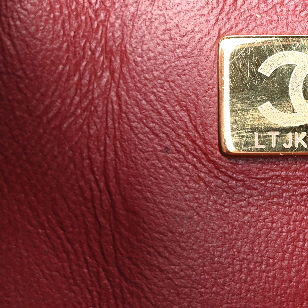 Chanel Lambskin Quilted Mini Square Flap Red