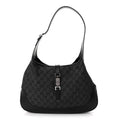Gucci Monogram Jackie O Hobo Black