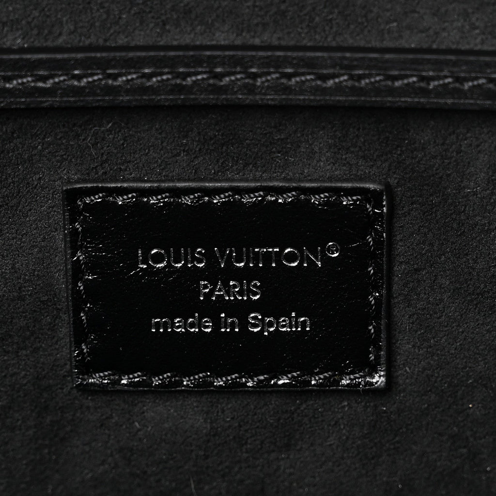 Louis Vuitton Lambskin Monogram Montsouris Vibe PM Black