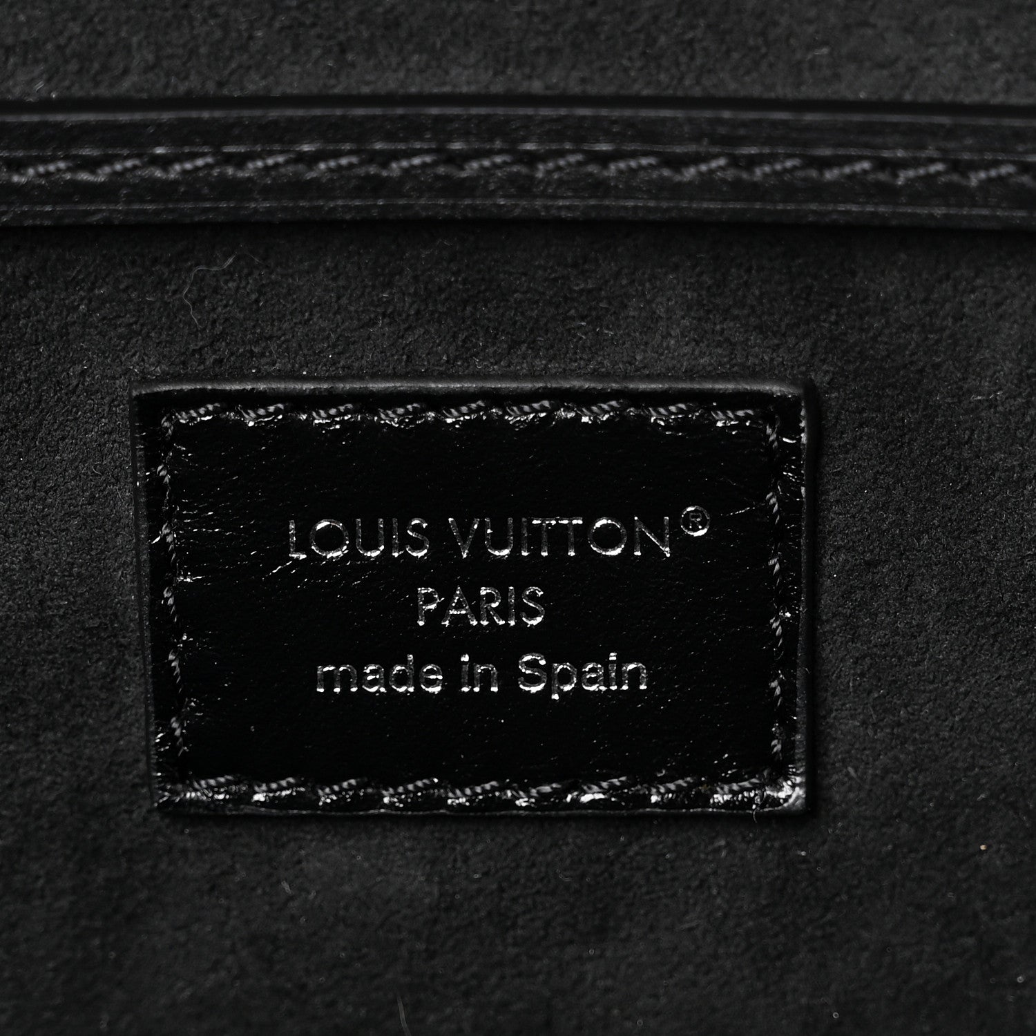 Louis Vuitton Lambskin Monogram Montsouris Vibe PM Black