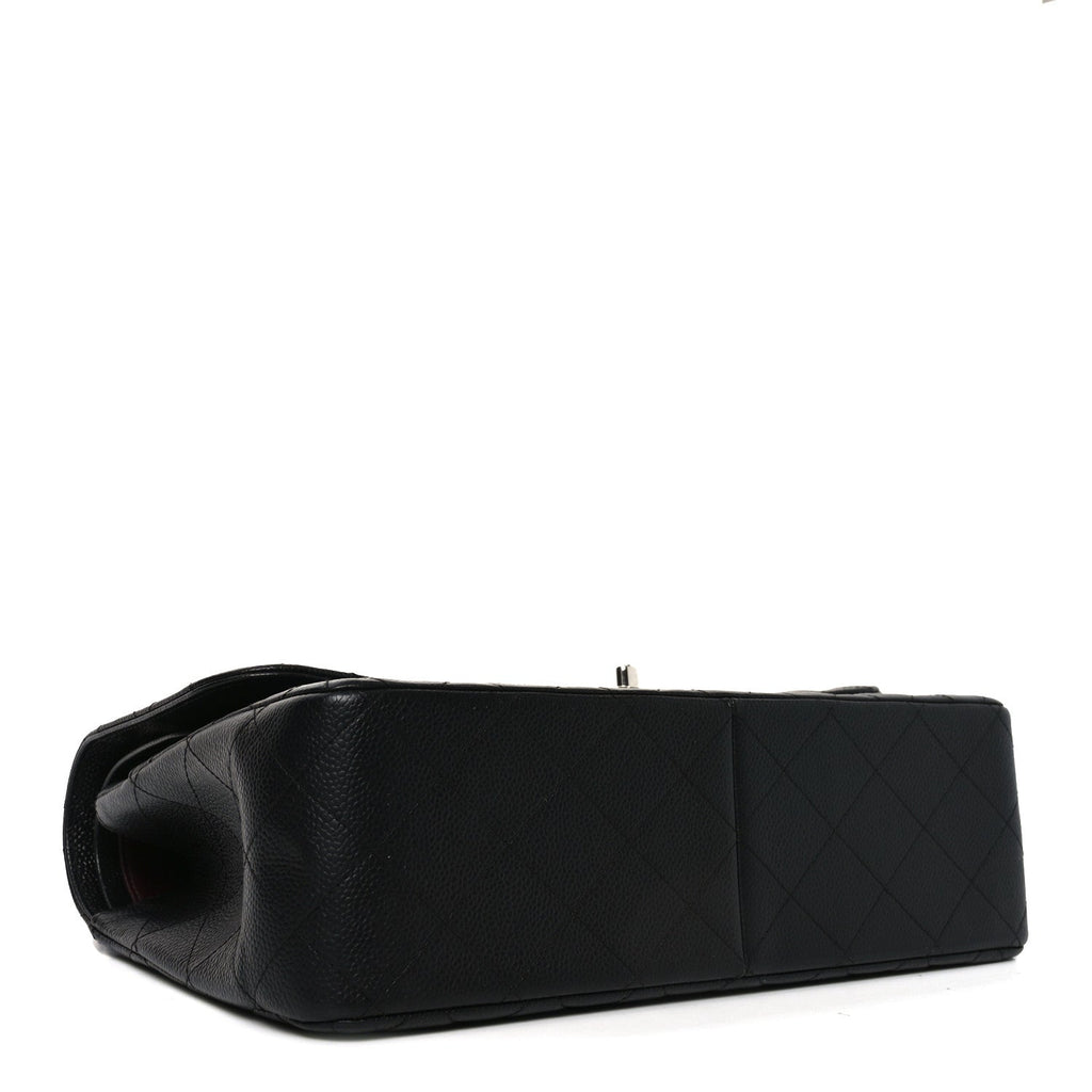 Chanel Caviar Quilted Jumbo Double Flap Black