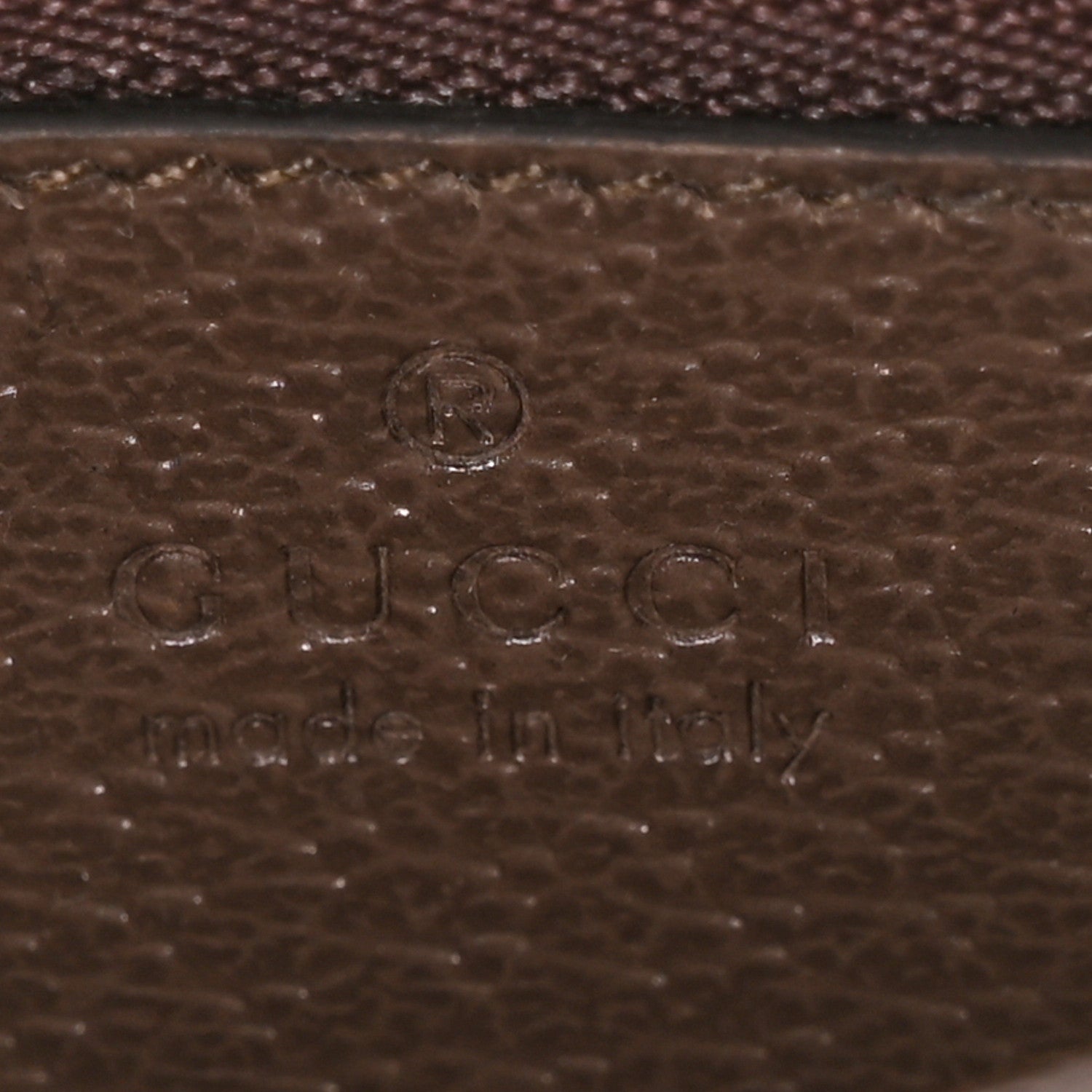 Gucci GG Supreme Monogram Web Mini Ophidia Flap Shoulder Bag Brown