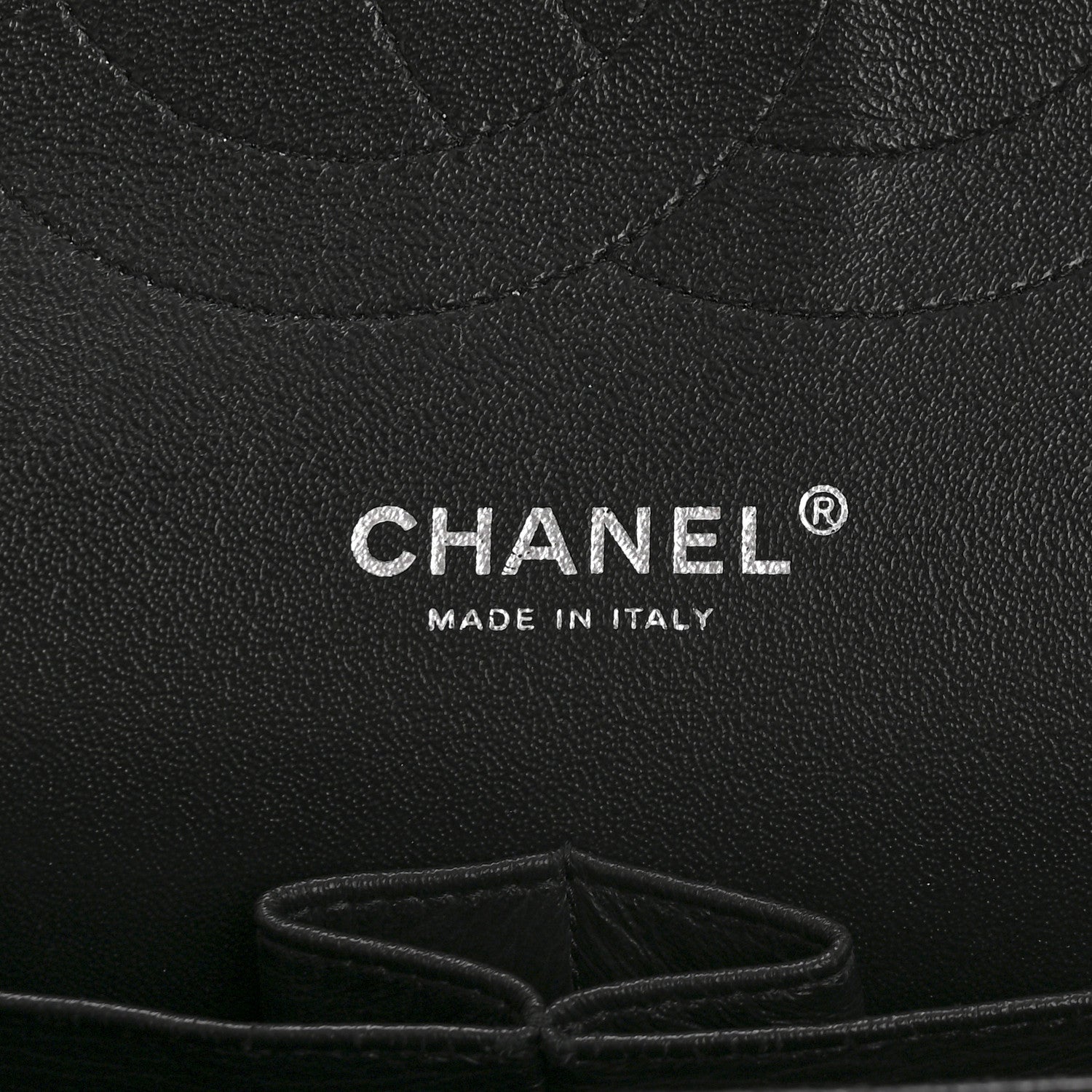 Chanel Shiny Crumpled Calfskin Quilted Jumbo Double Flap So Black