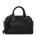 Louis Vuitton Empreinte Monogram Giant Speedy Bandouliere 20 Black