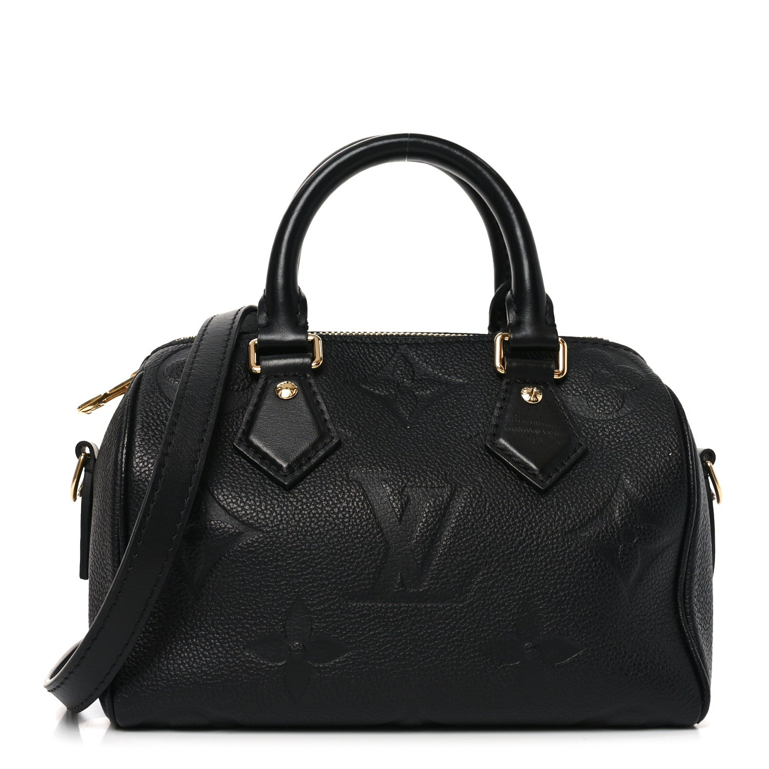 Louis Vuitton Empreinte Monogram Giant Speedy Bandouliere 20 Black