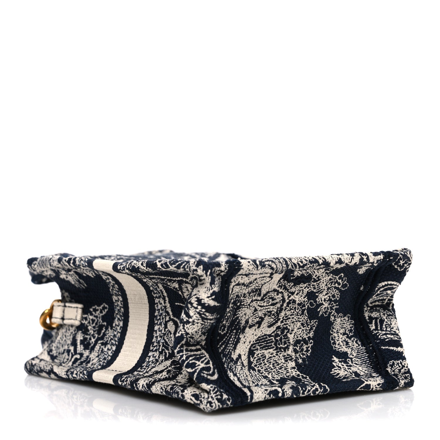 Christian Dior Oblique Mini Book Tote Phone Bag Blue