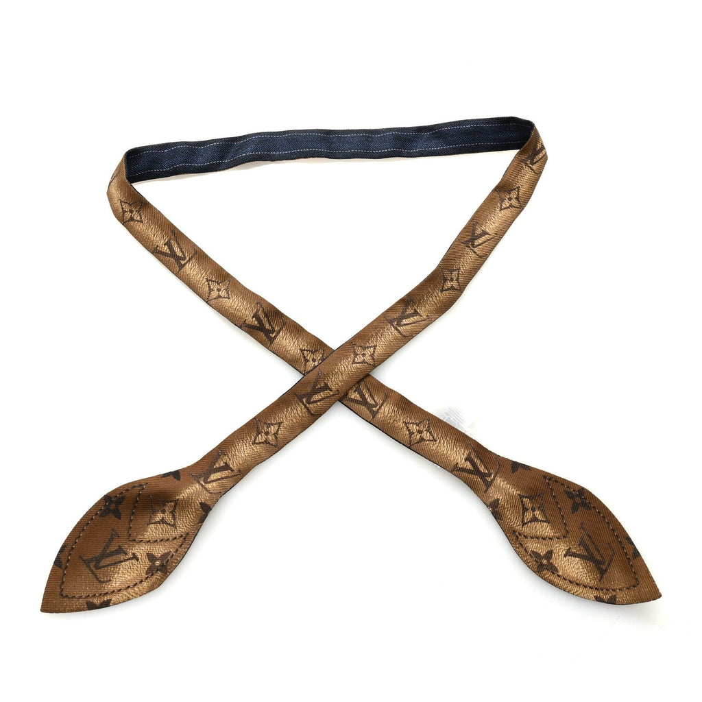 Louis Vuitton Silk Monogram Bandeau 3D Beige