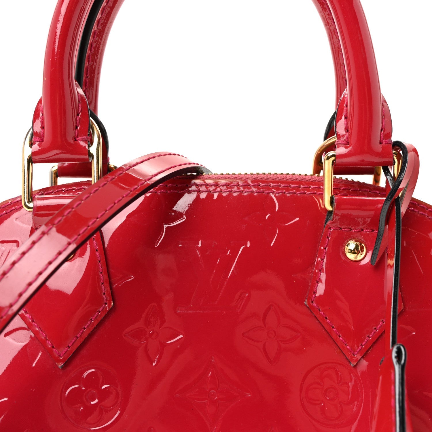 Louis Vuitton Vernis Alma BB Rose Indien