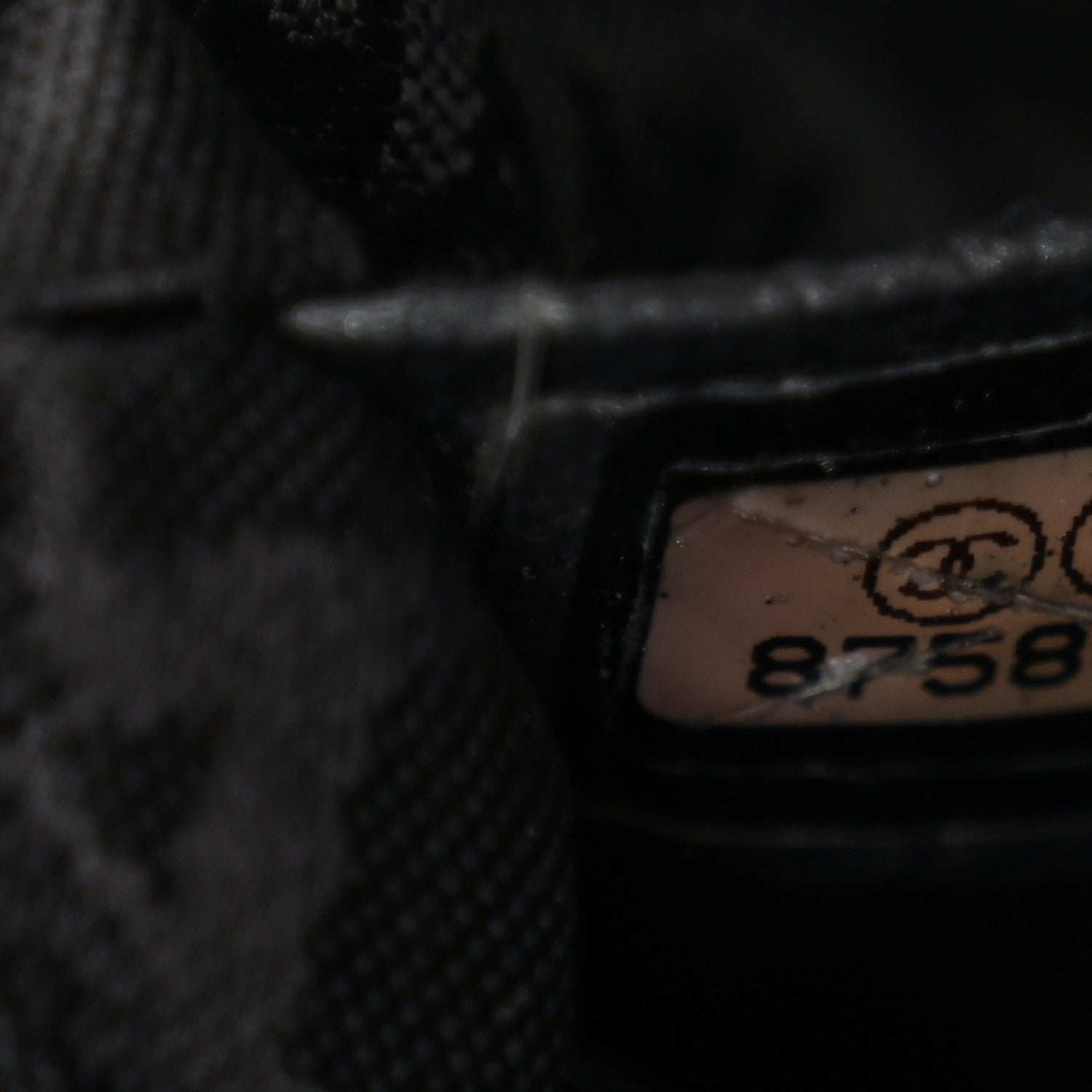 Chanel Lambskin Lax Pochette Black