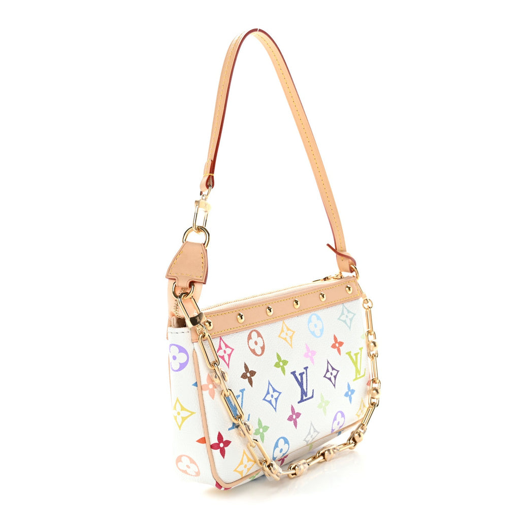 Louis Vuitton LV X TM Monogram Multicolor Pochette Accessories White