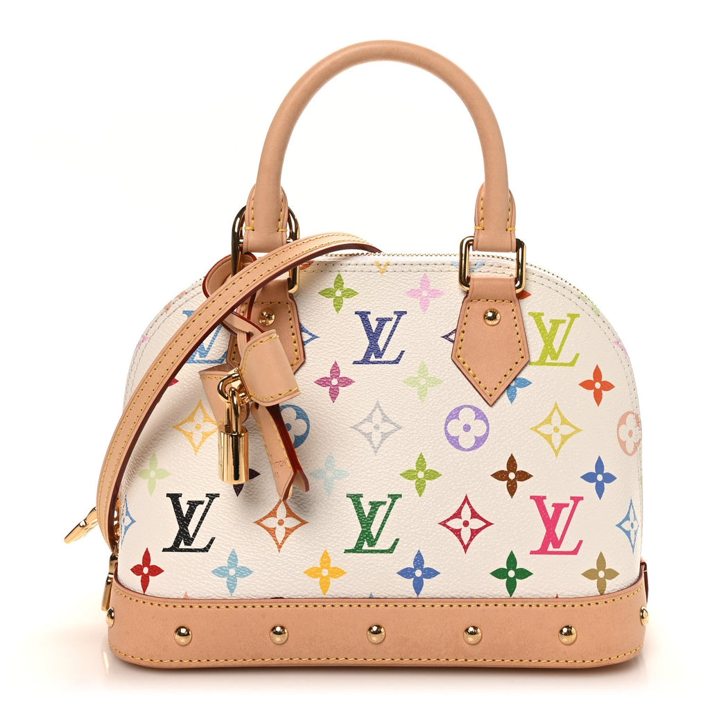 Louis Vuitton LV x TM Monogram Multicolor Alma BB White