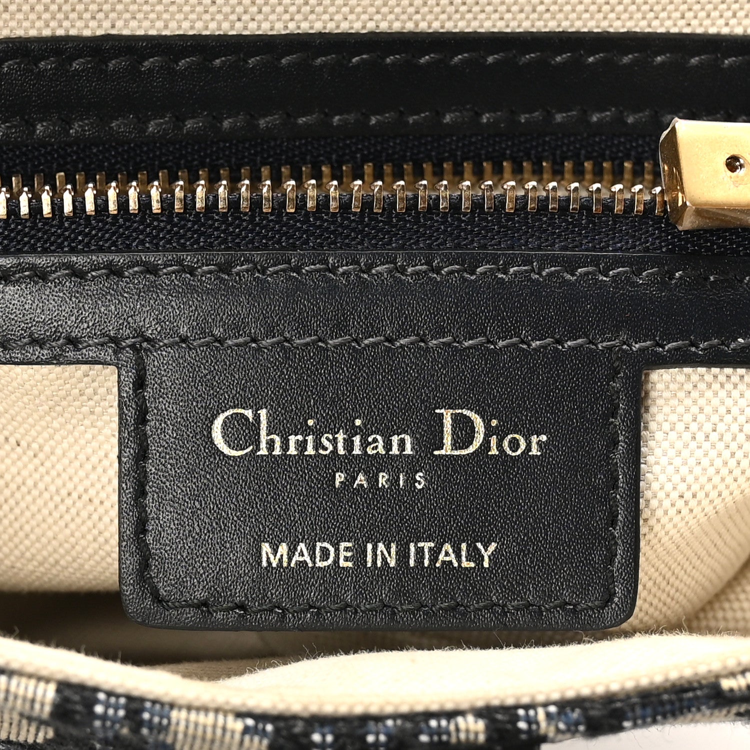 Christian Dior Oblique Saddle Bag Blue
