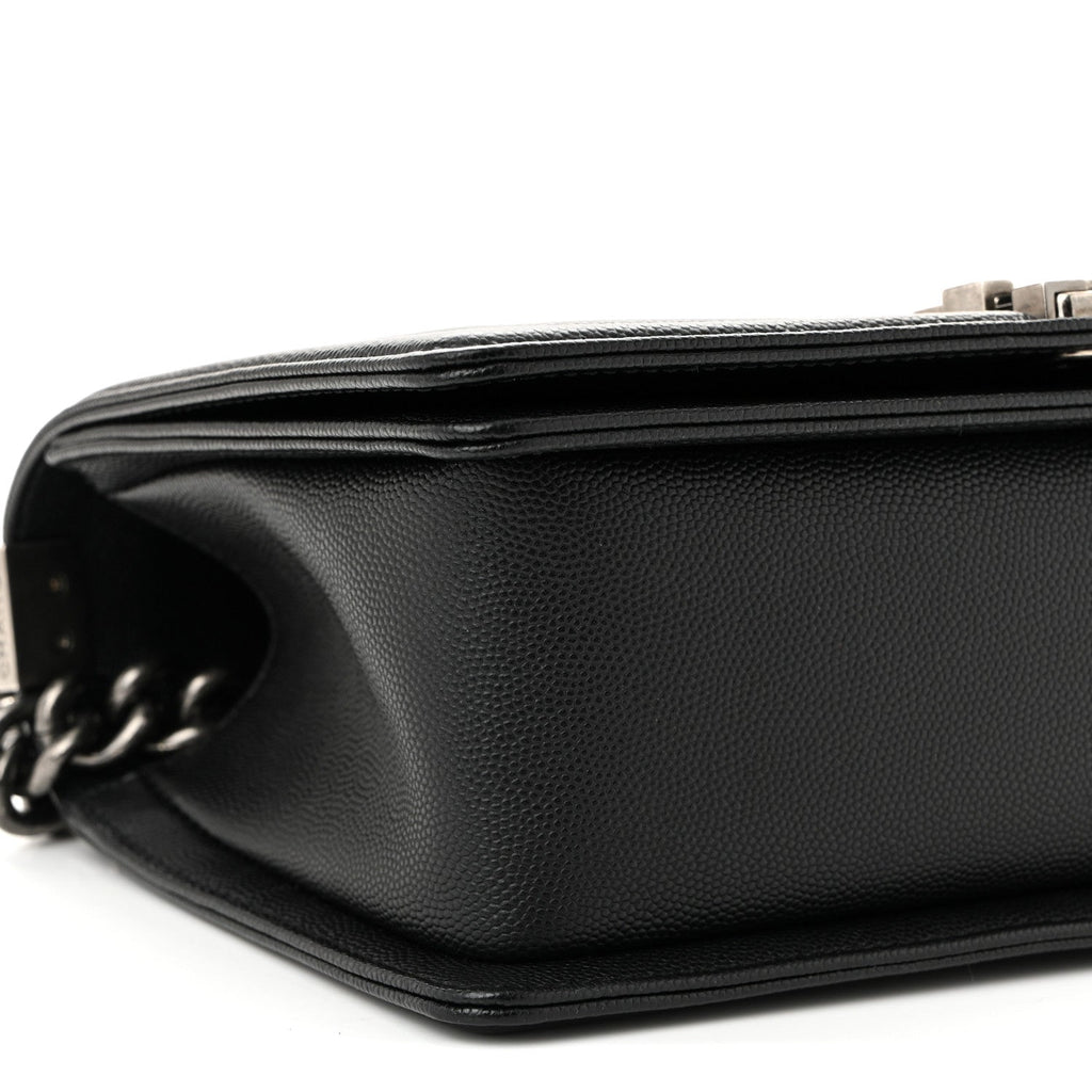 Chanel Caviar Quilted Medium Boy Flap Black