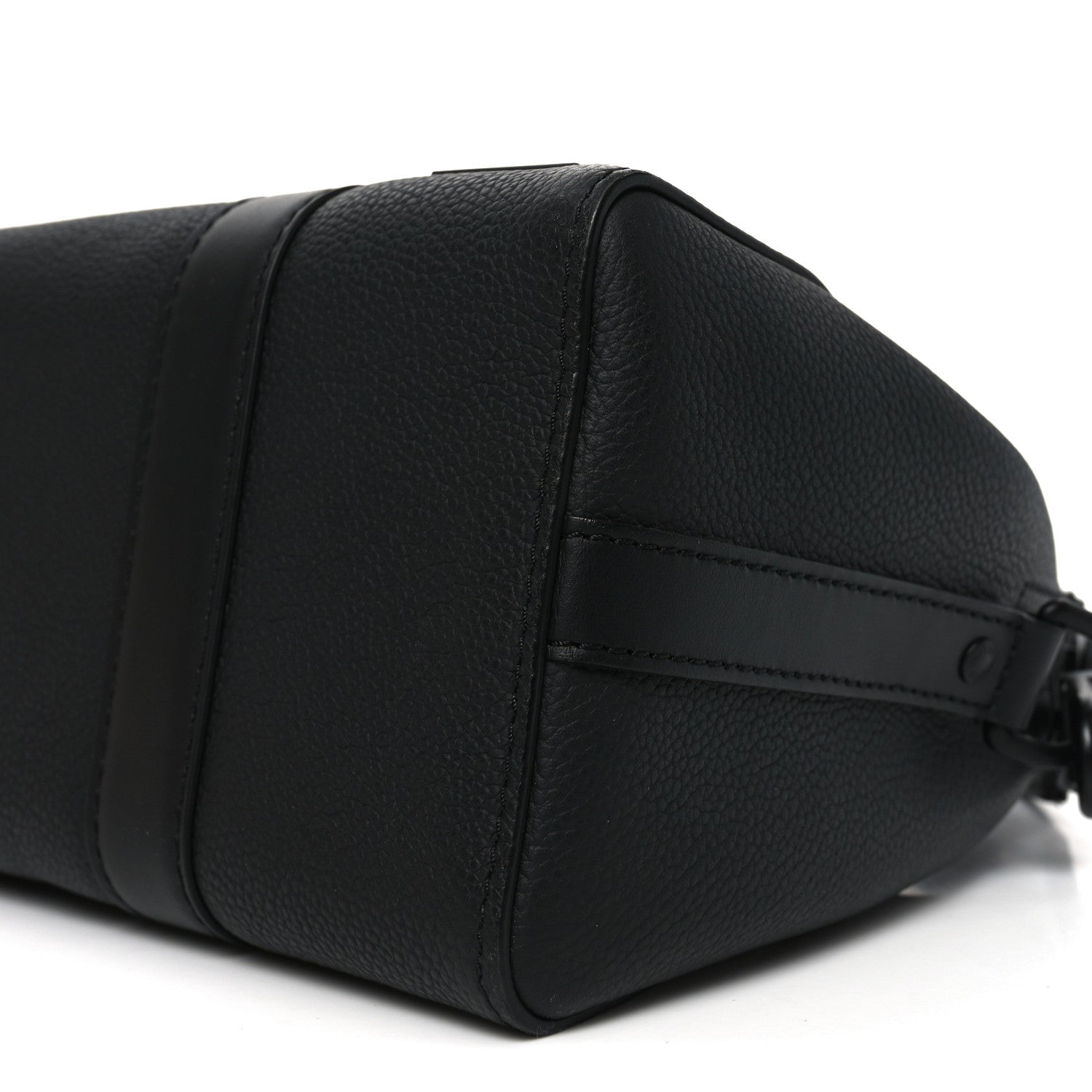 Louis Vuitton Grained Calfskin Aerogram City Keepall Black