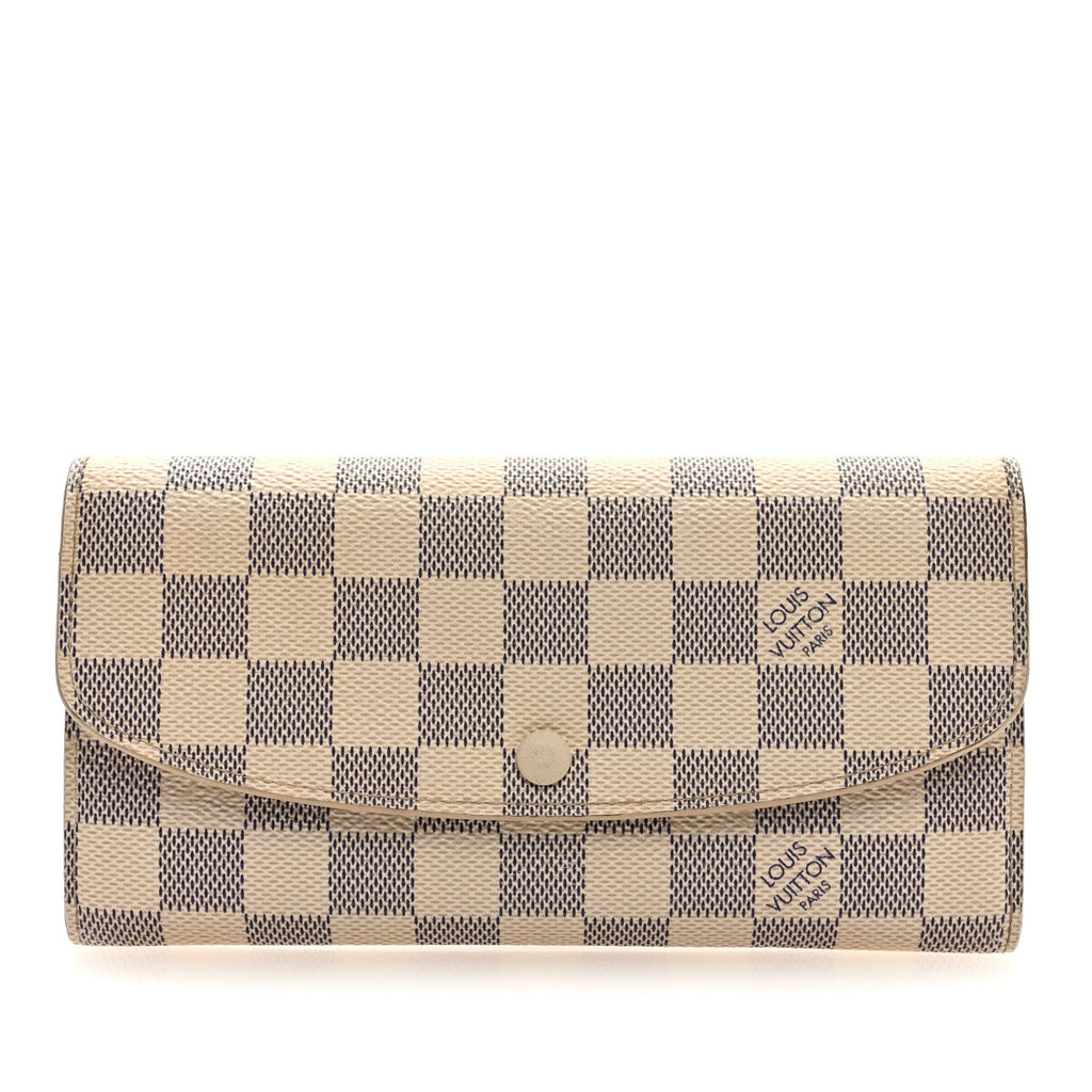 Louis Vuitton Damier Azur Emilie Wallet