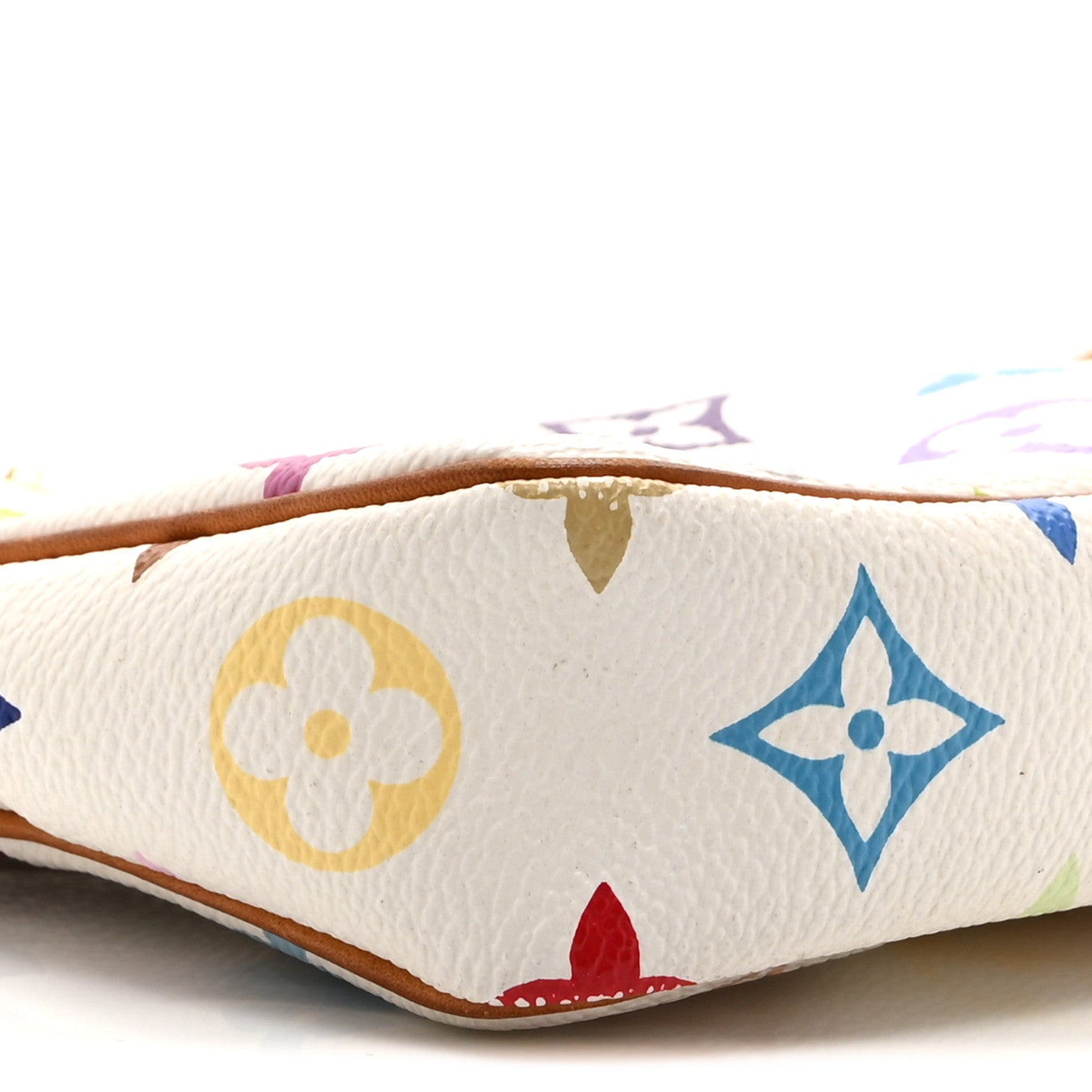 Louis Vuitton Monogram Multicolor Pochette Accessories White