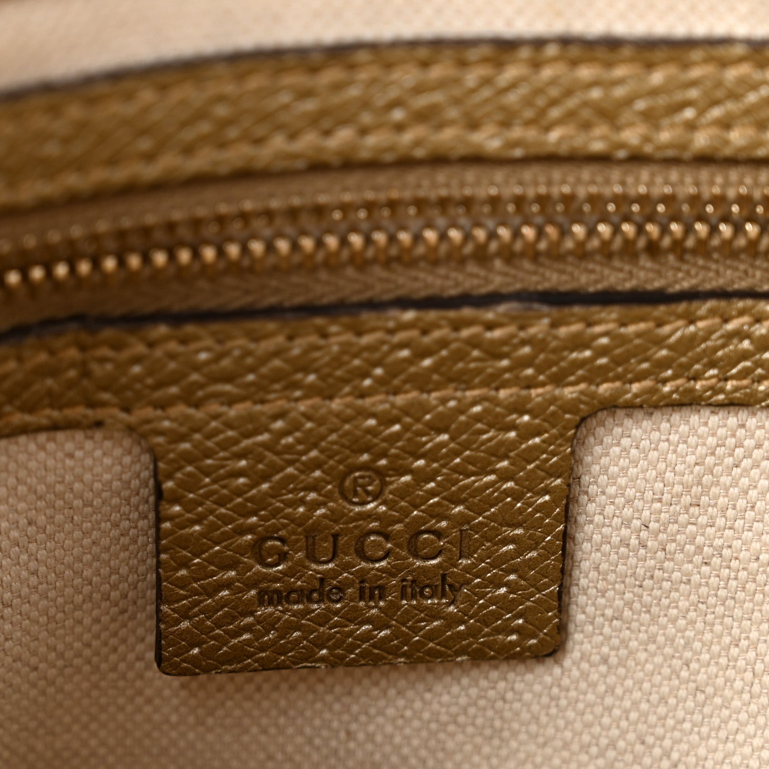 Gucci Monogram Mini Bree Tote Golden Beige