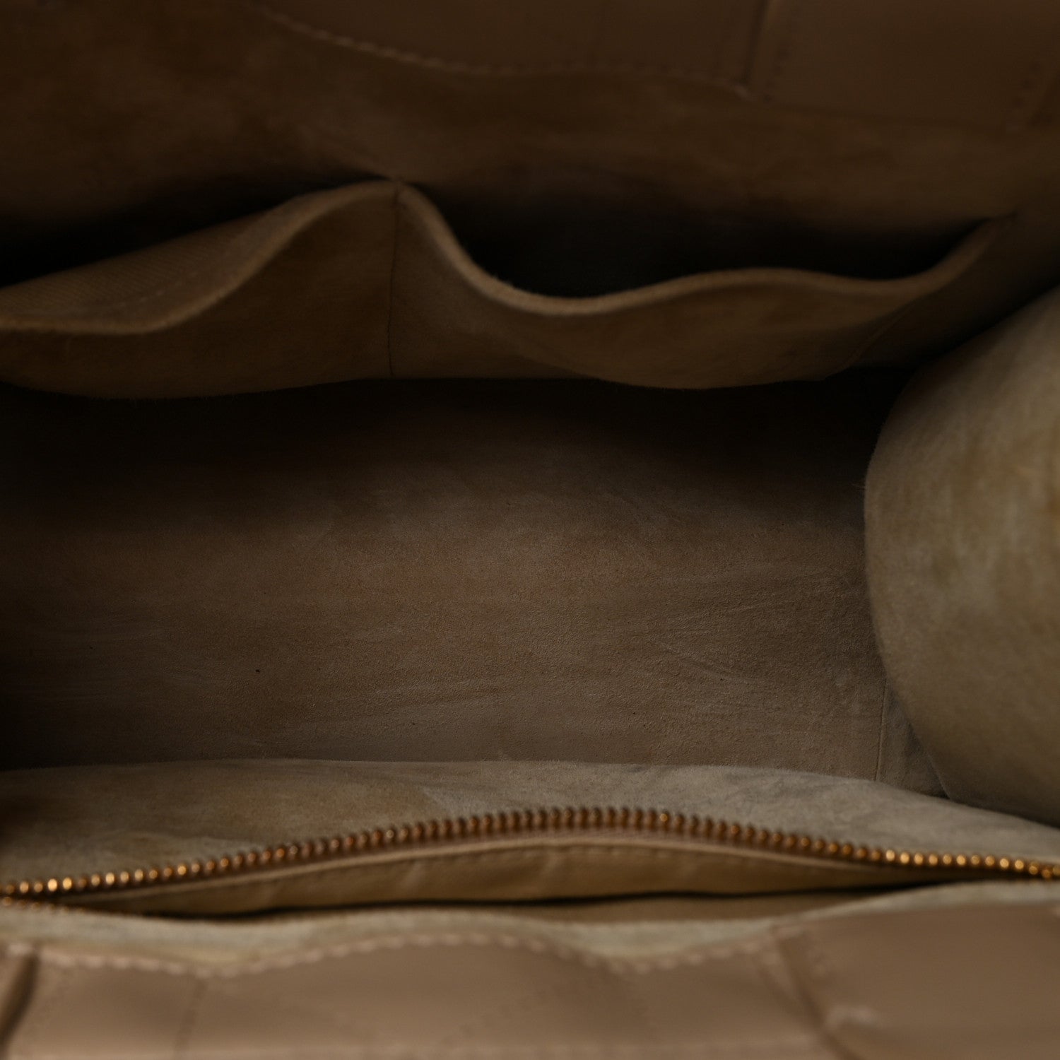 Christian Dior Calfskin Macro Cannage Small Book Tote Taupe
