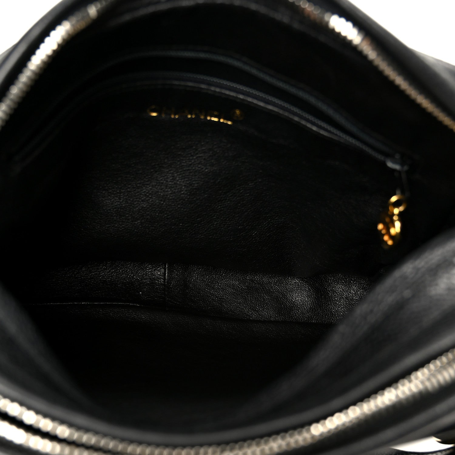 Chanel Caviar Quilted Camera Case Black