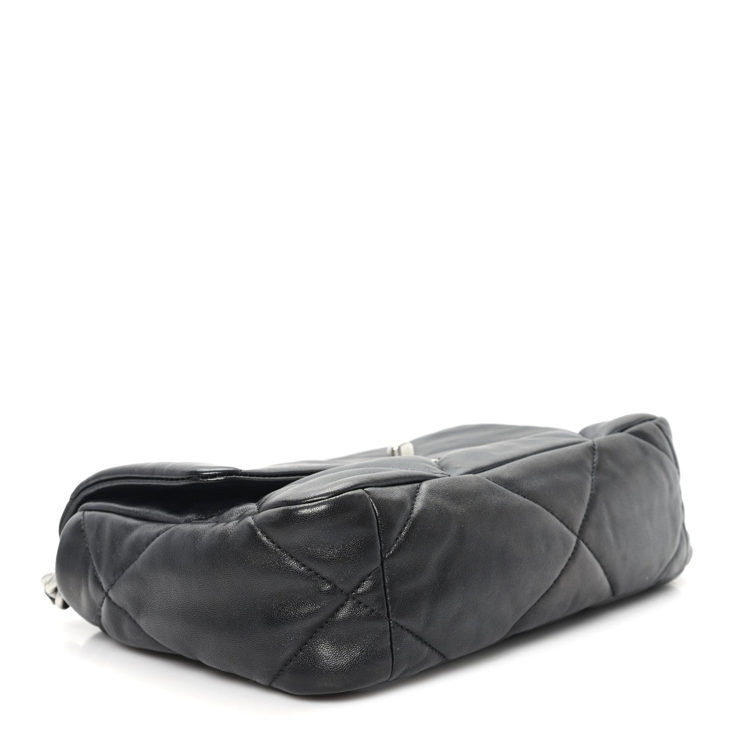 Chanel Lambskin Quilted Medium Chanel 19 Flap Black
