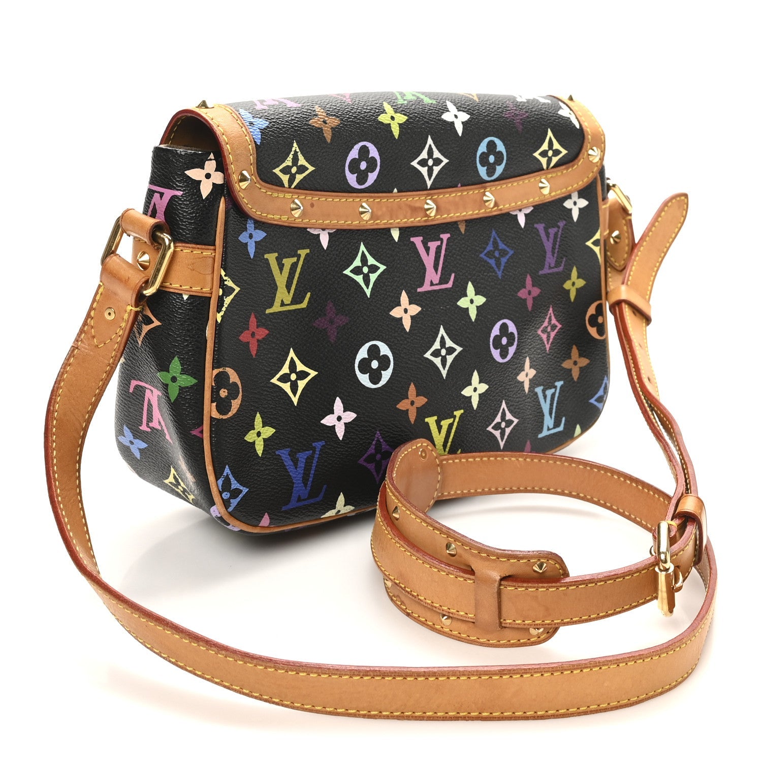 Louis Vuitton Monogram Multicolor Sologne Black