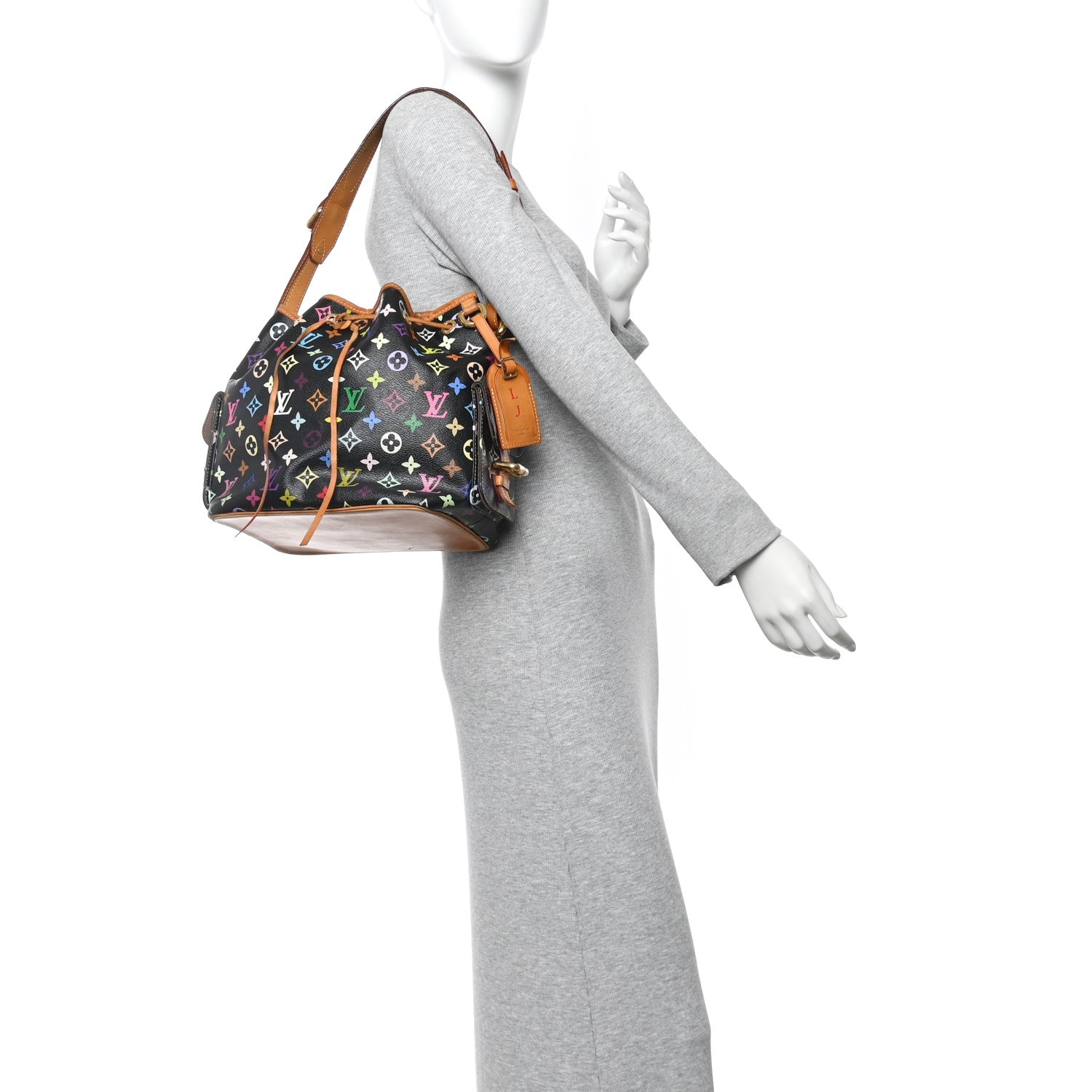Louis Vuitton Monogram Multicolor Petit Noe Black