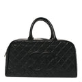 Chanel Caviar Quilted Large Bowler Black