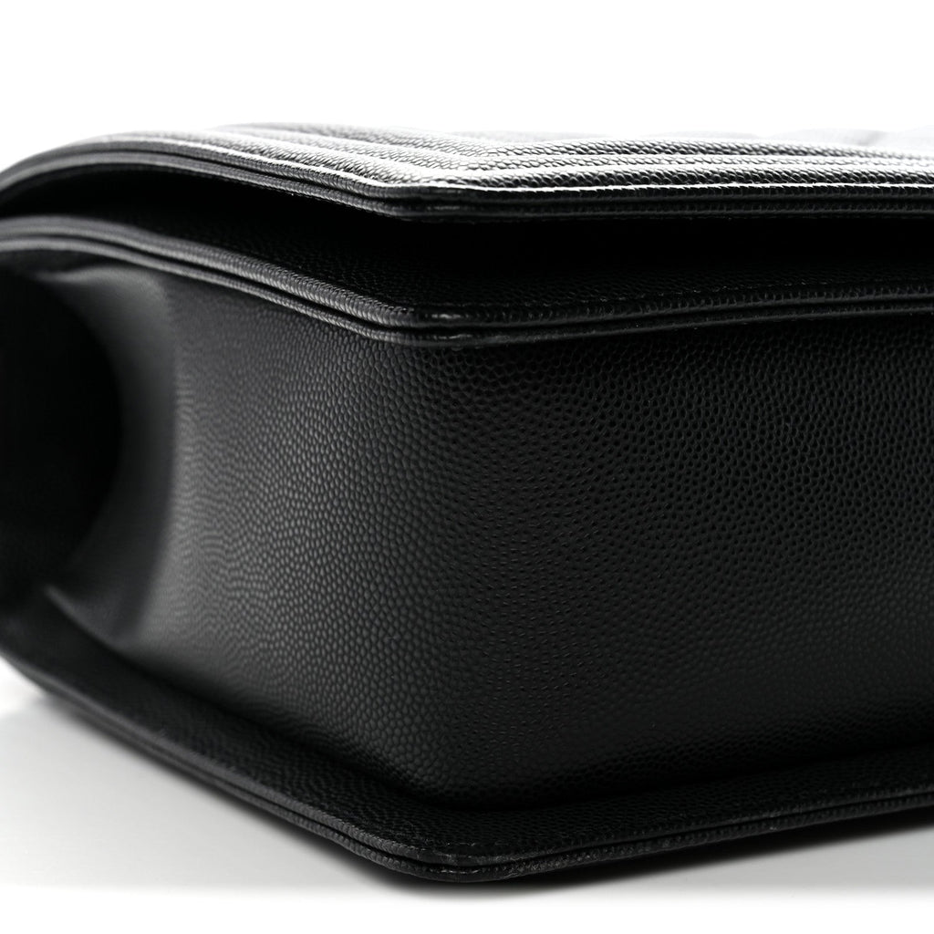 Chanel Caviar Quilted New Medium Boy Flap Black