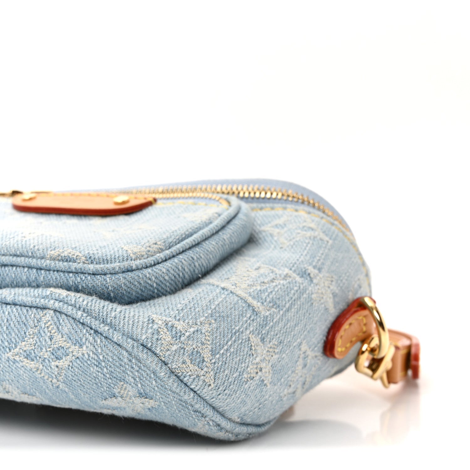 Louis Vuitton Monogram Denim Mini Bumbag Sky Blue