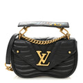 Louis Vuitton Calfskin New Wave Chain MM Black