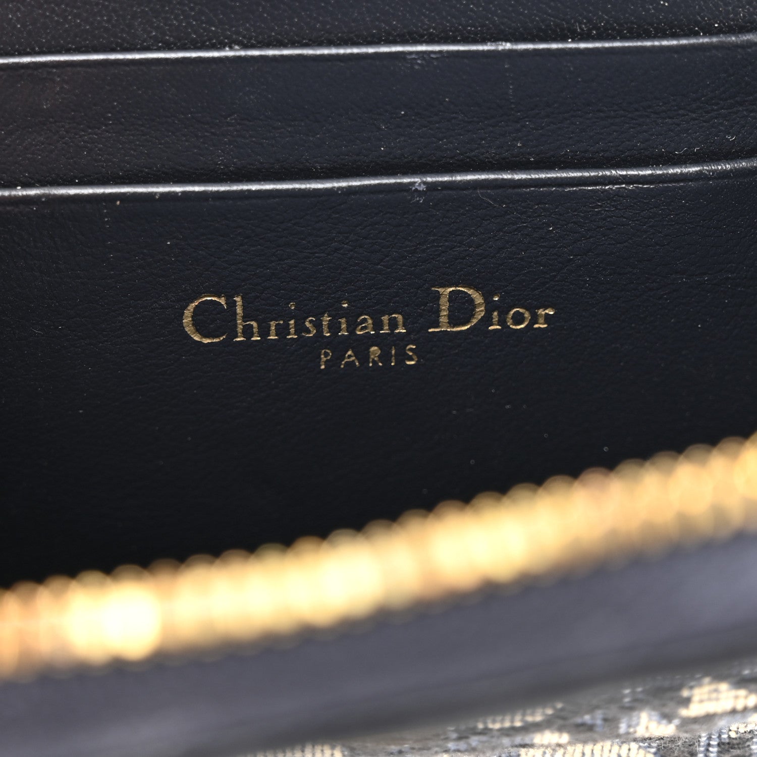 Christian Dior Oblique 30 Montaigne Phone Holder Blue