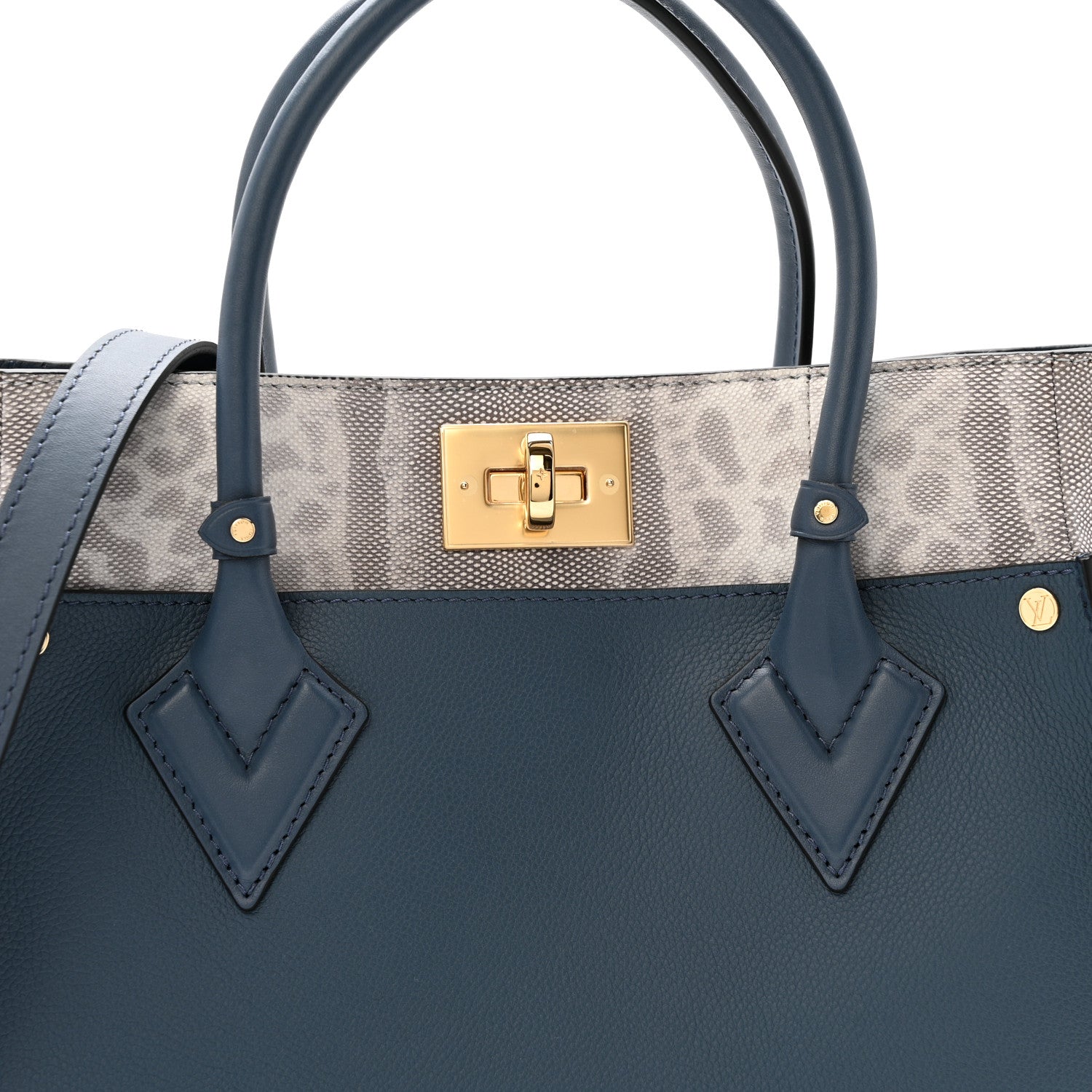 Louis Vuitton Calfskin Karung Monogram On My Side MM