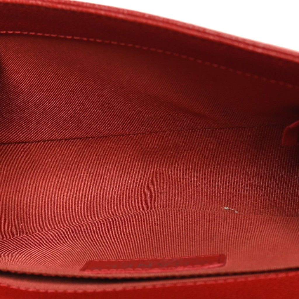 Chanel Caviar Quilted Small Boy Flap Dark Red