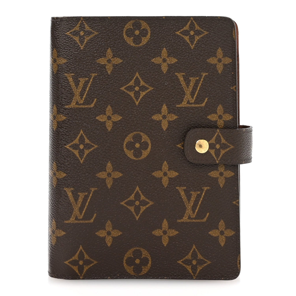 Louis Vuitton Monogram Medium Ring Agenda Cover