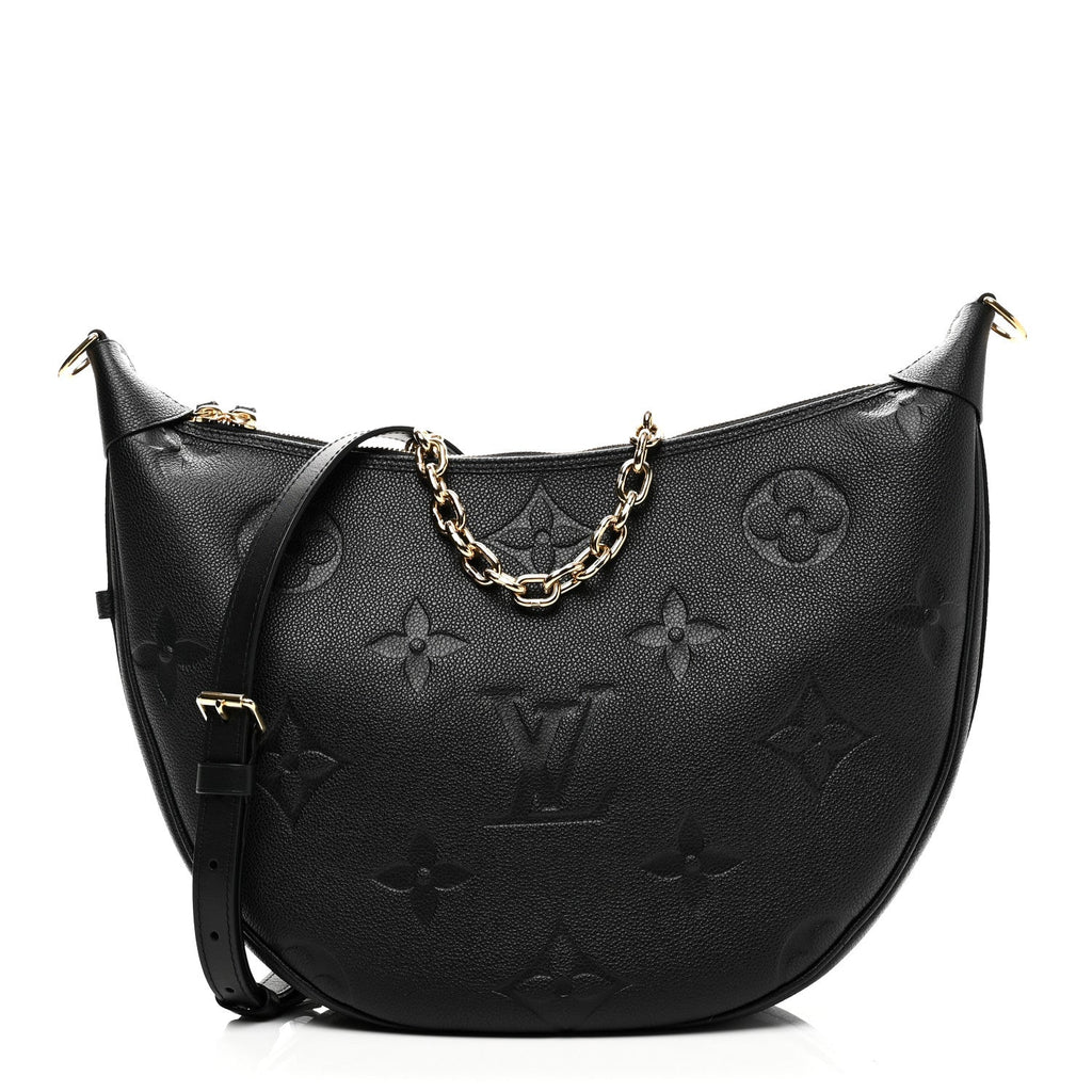 Louis Vuitton Empreinte Monogram Giant Loop Hobo Black