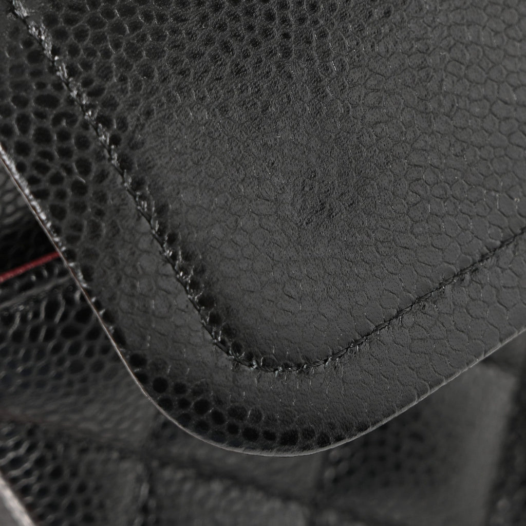 Chanel Caviar Quilted Medium Double Flap Black