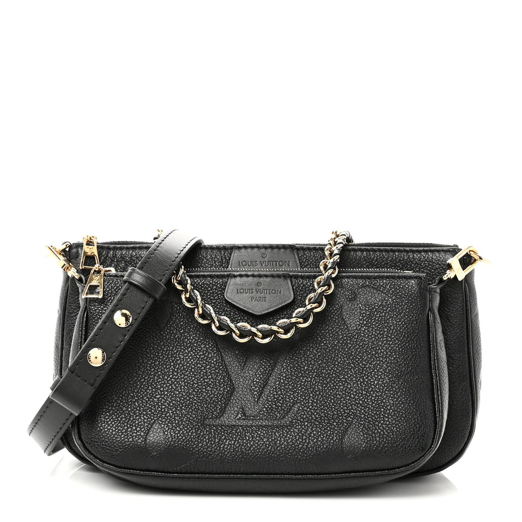 Louis Vuitton Empreinte Monogram Giant Multi Pochette Accessories Black