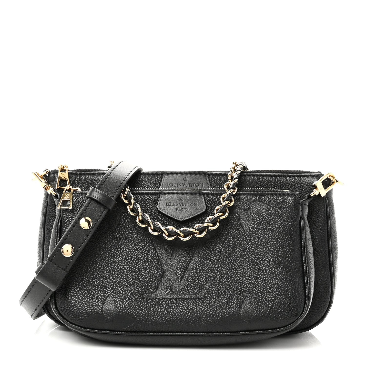 Louis Vuitton Empreinte Monogram Giant Multi Pochette Accessories Black
