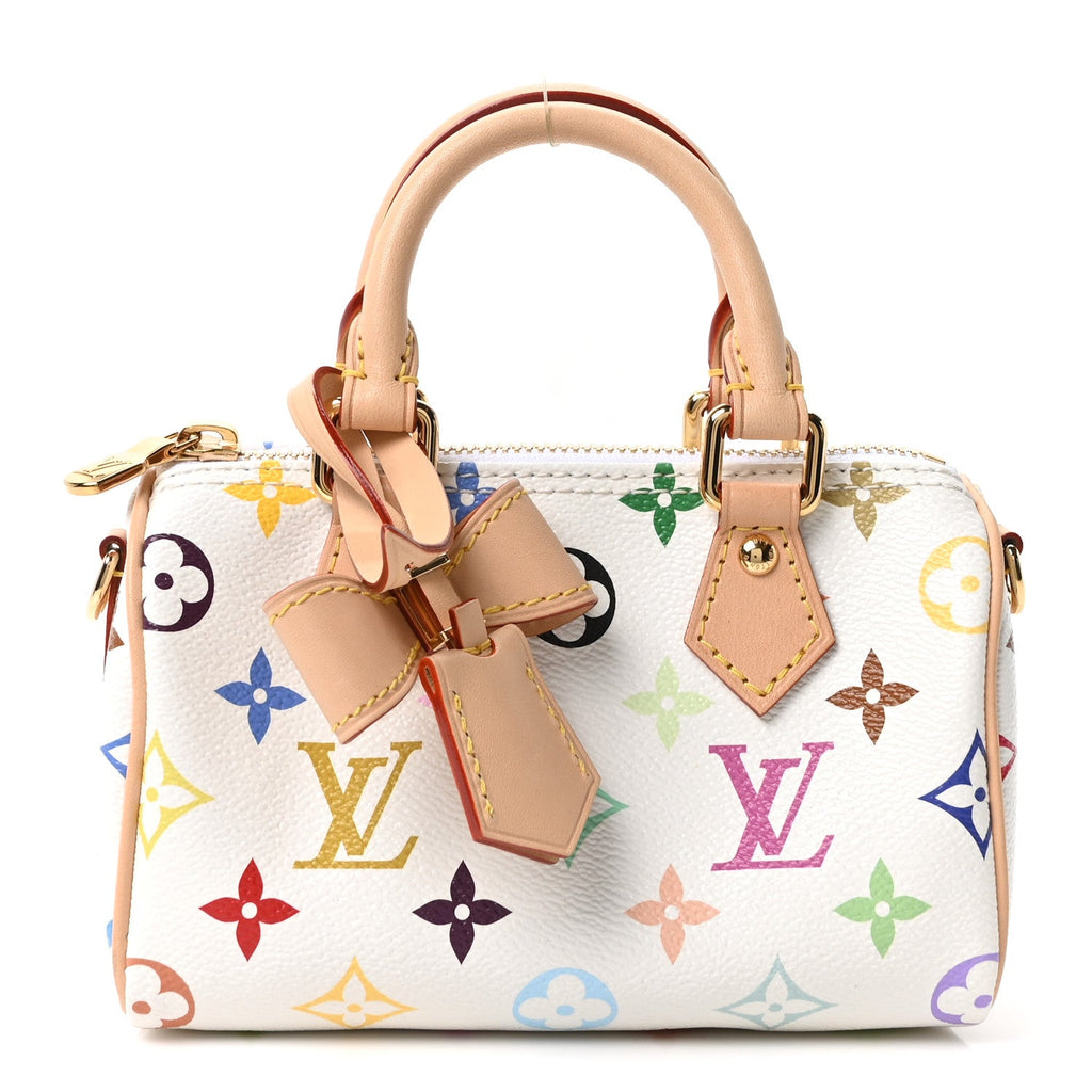 Louis Vuitton LV X TM Monogram Multicolor Nano Speedy White