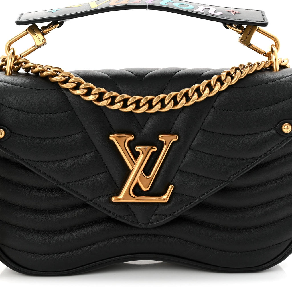 Louis Vuitton Calfskin New Wave Chain PM Black