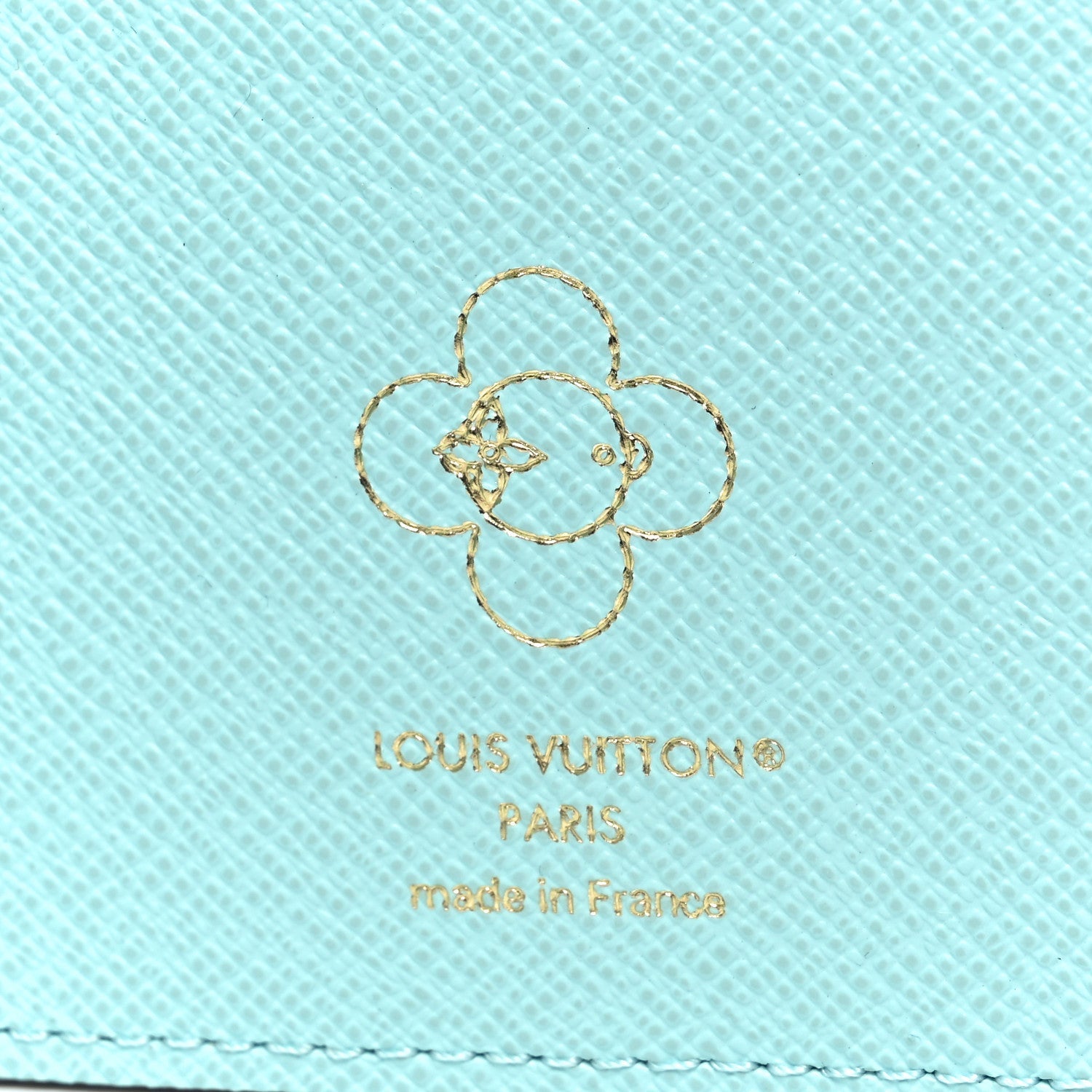 Louis Vuitton Monogram 2025 Christmas Animation Passport Cover Azur Frost