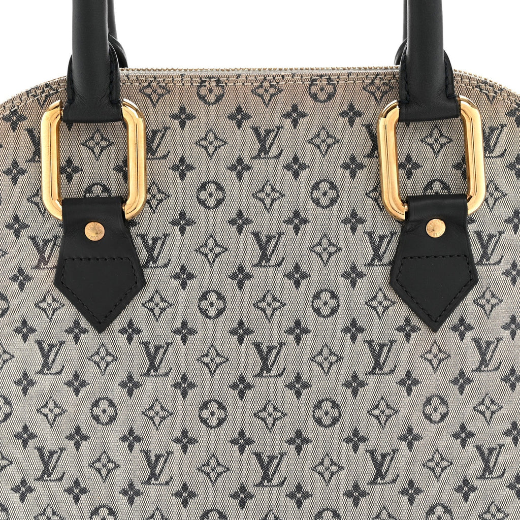 Louis Vuitton Mini Monogram Alma Haut Tote Blue