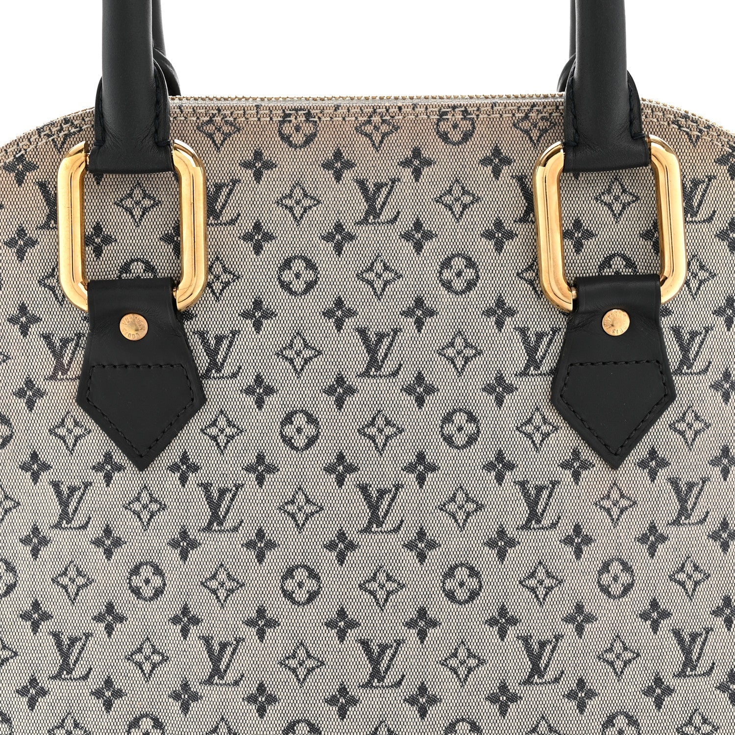 Louis Vuitton Mini Monogram Alma Haut Tote Blue