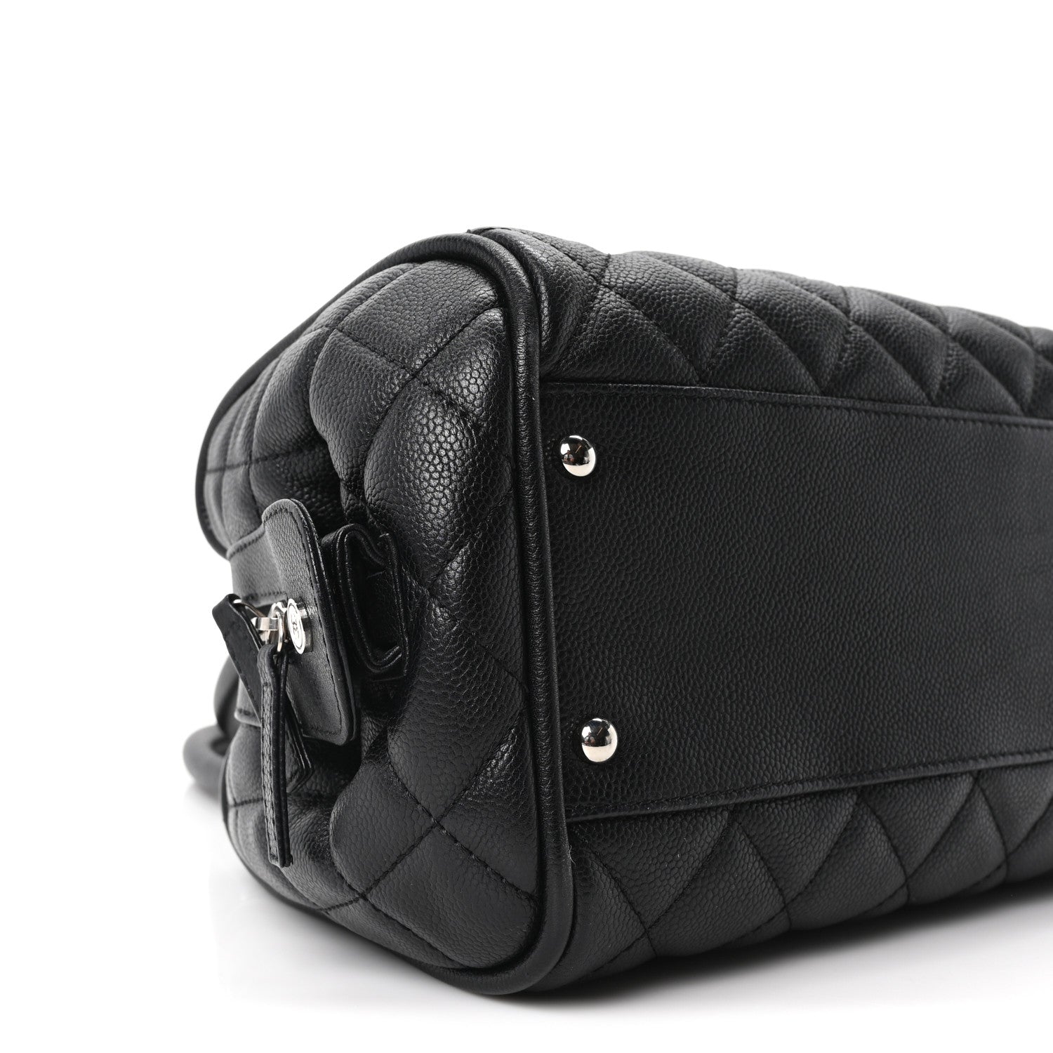 Chanel Caviar Quilted Timeless Bowler Black