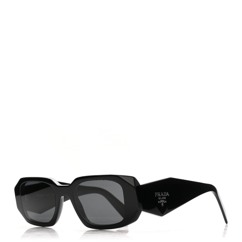 Prada Acetate Symbole Sunglasses SPR 17W Black