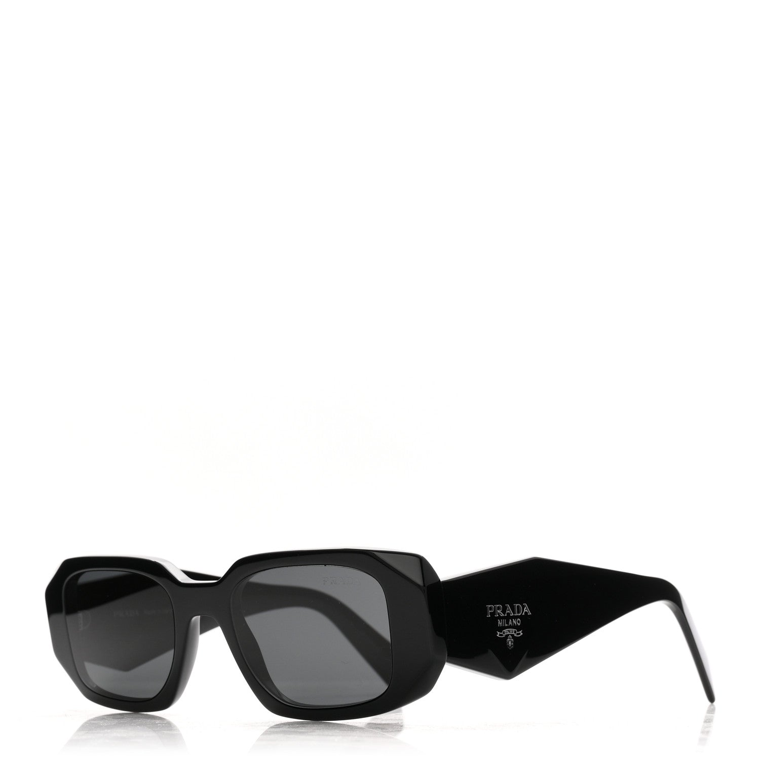Prada Acetate Symbole Sunglasses SPR 17W Black
