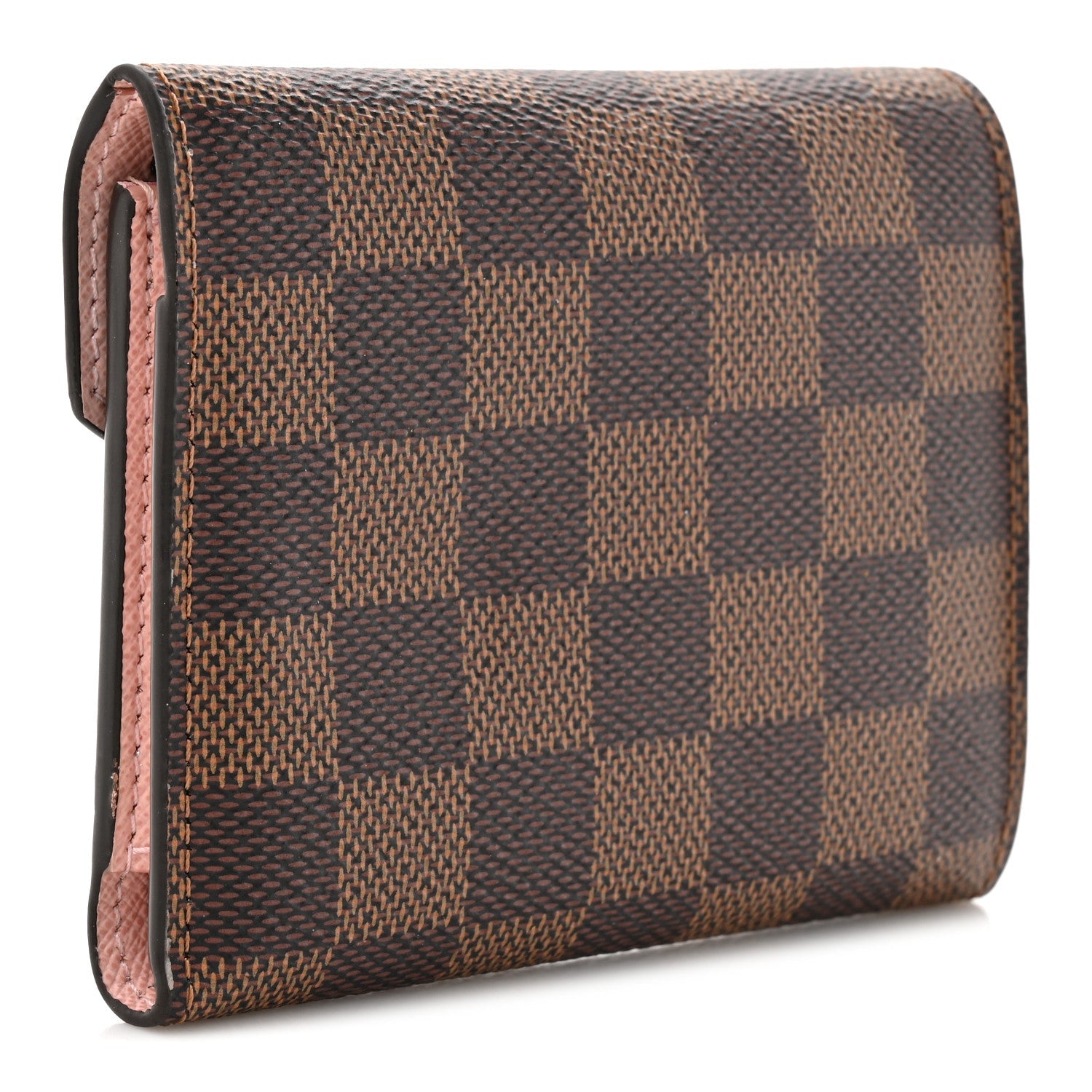 Louis Vuitton Damier Ebene Victorine Wallet Rose Ballerine