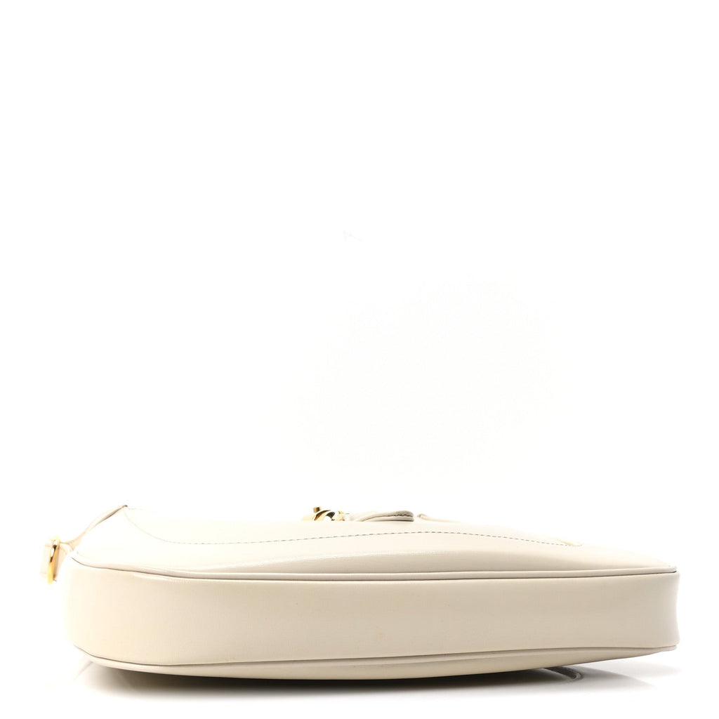 Gucci Boarded Dyana Lux Calfskin Small Jackie 1961 Hobo Mystic White